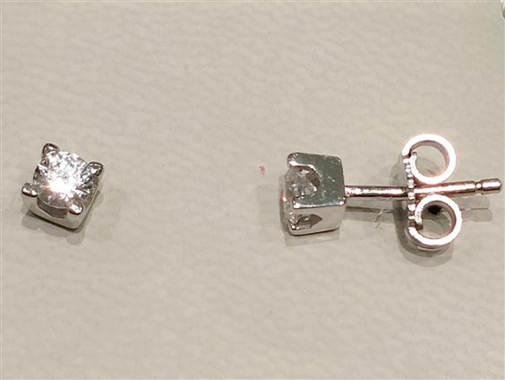 Pendientes Duezeta Mujer in Oro blanco OROBPLZIRC2ZM5 - OROBPLZIRC2ZM5